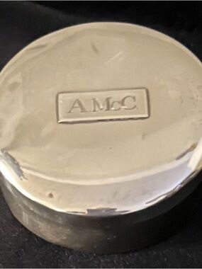 R & B Co Sterling Silver Face Powder Canister (1900-1940) 2650 Patent 135 Grams